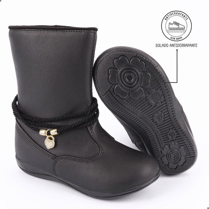 Bota Club Happy Kiss Preta