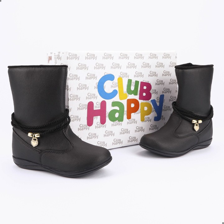 Bota Club Happy Kiss Preta