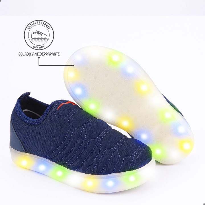 Tênis Club Happy Blue LED