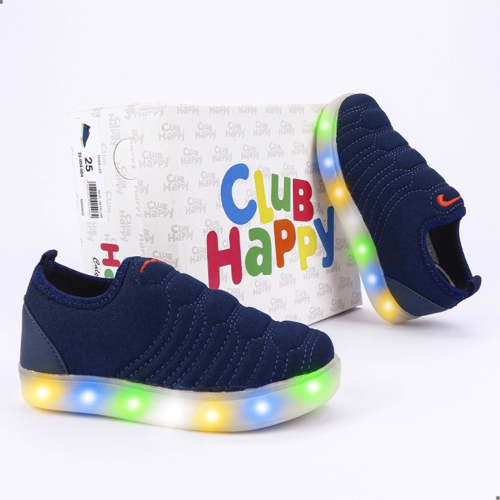 Tênis Club Happy Blue LED