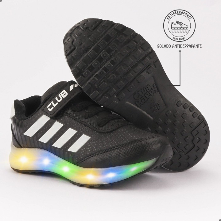 Tênis Club Happy Flex LED