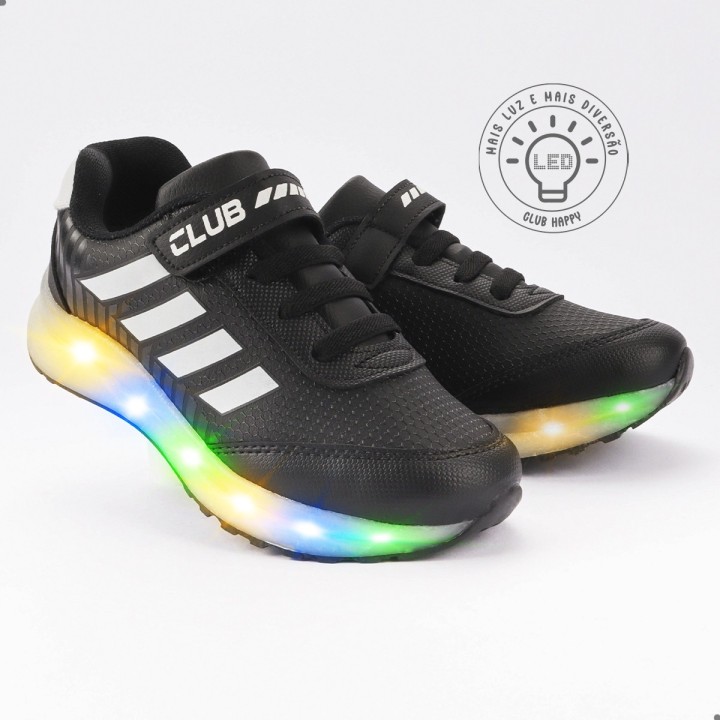 Tênis Club Happy Flex LED