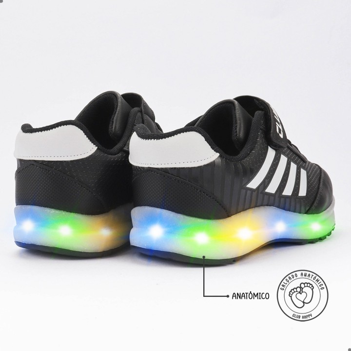 Tênis Club Happy Flex LED