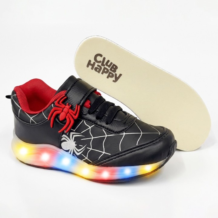 Tênis Club Happy Spider LED