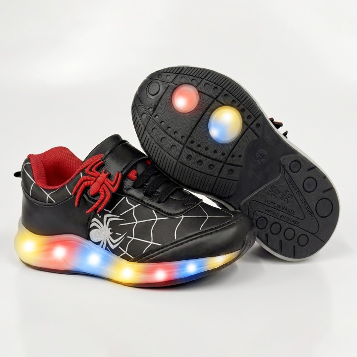 Tênis Club Happy Spider LED