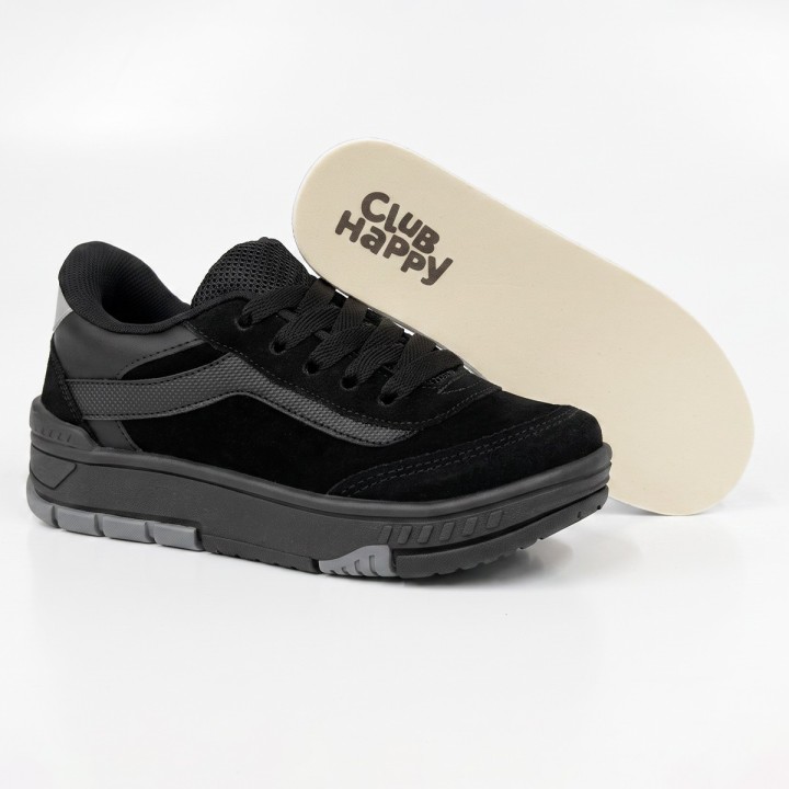 Tênis Club Happy Flow Marrom