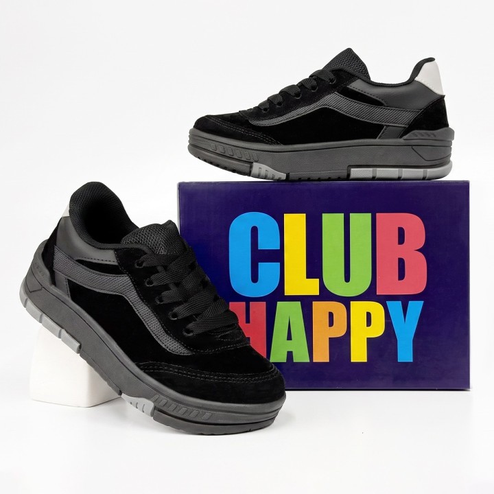 Tênis Club Happy Flow Marrom