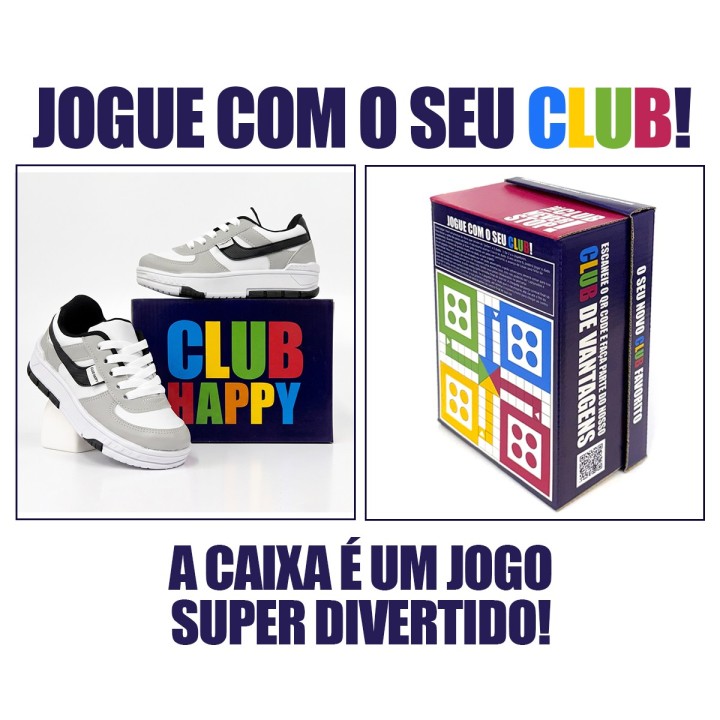 Tênis Club Happy Flow Marrom