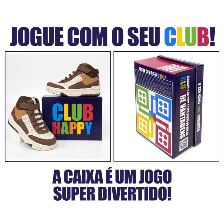 Tênis Club Happy Hype Azul
