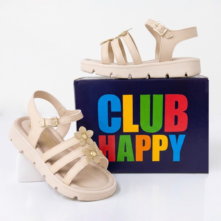 Sandália Club Happy Aurora Rosa