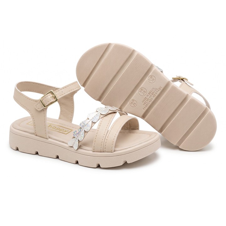 Sandália Club Happy Nina off-white