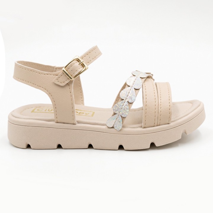 Sandália Club Happy Nina off-white