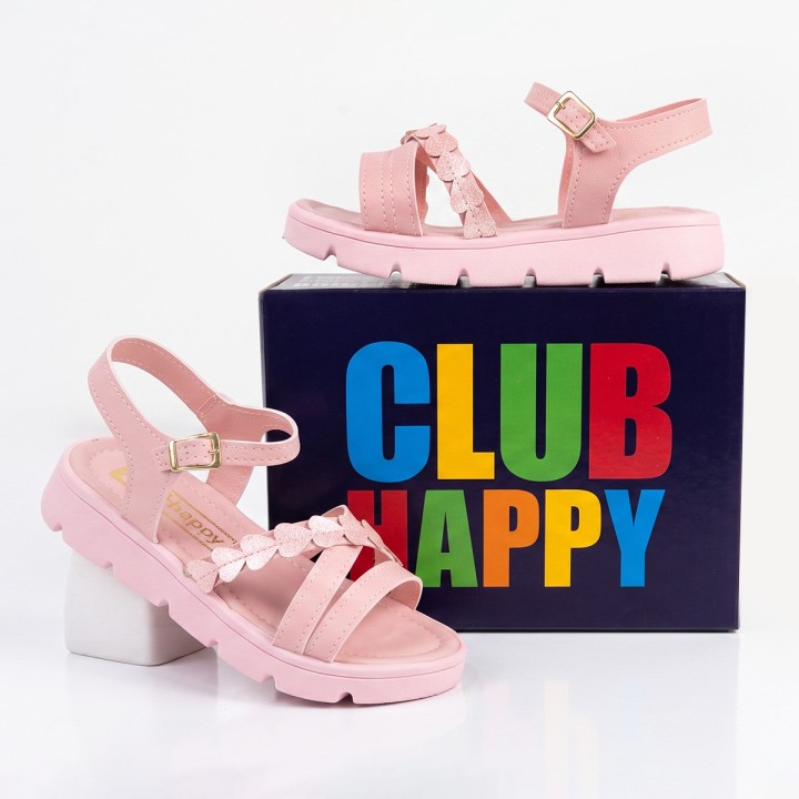 Sandália Club Happy Nina off-white