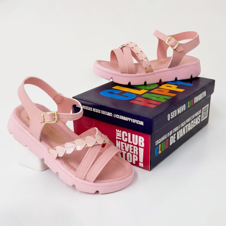 Sandália Club Happy Nina off-white
