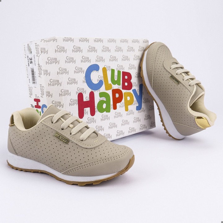 Tênis Club Happy Galaxy Bege