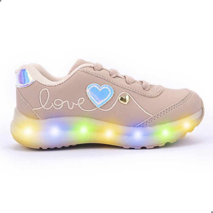 Tênis Club Happy Love LED