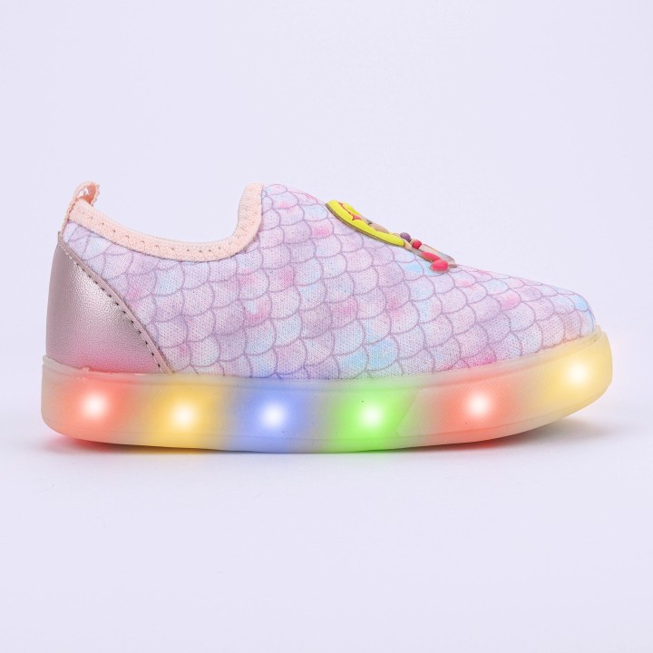 Tênis Club Happy Sereia LED Slip