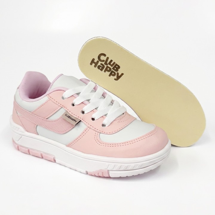 Tênis Club Happy Flow Rosa