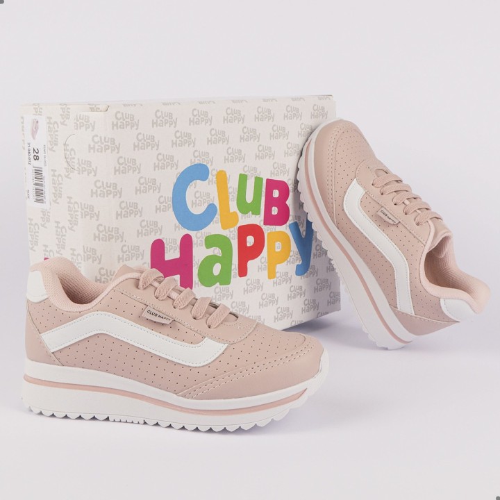 Tênis Club Happy Gloss Venttus Nude