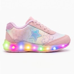 Tênis Club Happy Star LED