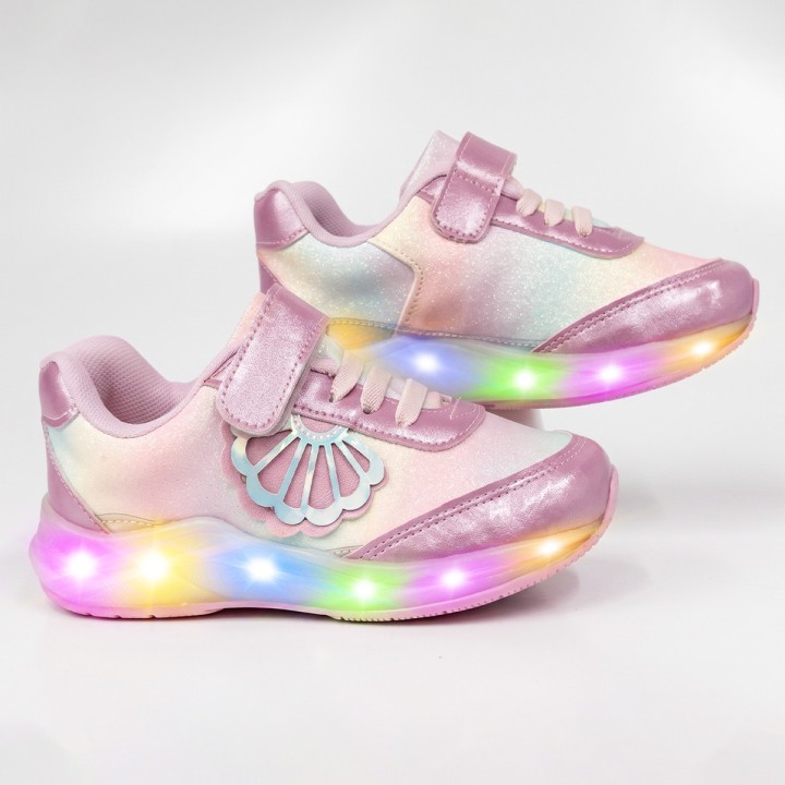 Tênis Club Happy Ariel LED