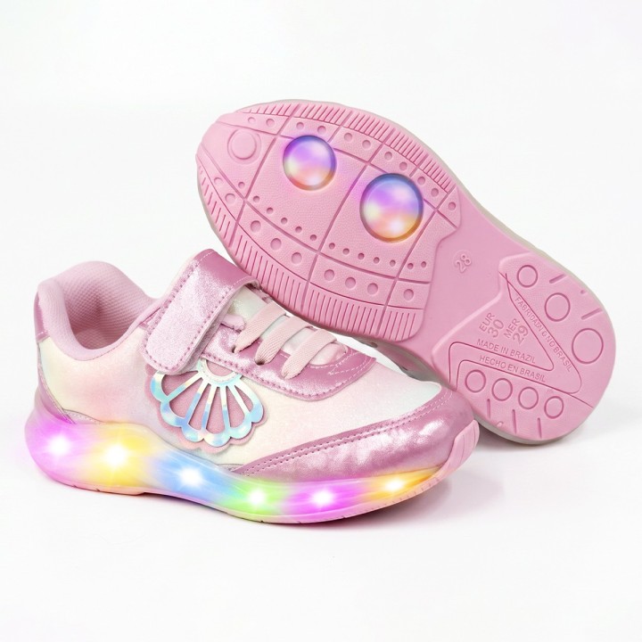 Tênis Club Happy Ariel LED